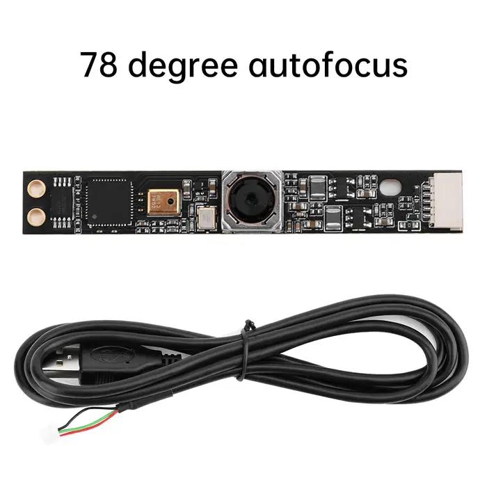 Module de caméra IMX179 HD autofocus 8 mégapixels avec câble USB grand angle pour applications de surveillance et reconnaissance faciale pour smart home