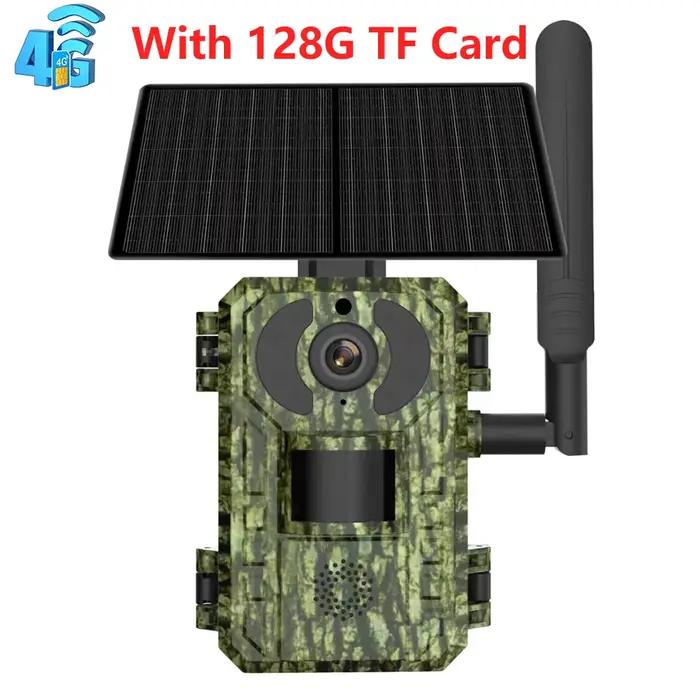 Caméra de chasse UCON APP EU 4G 2K 4W avec batterie 7800mAh