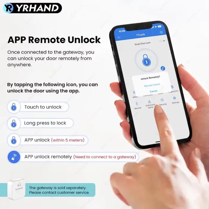 Serrure intelligente Bluetooth TTLock avec application