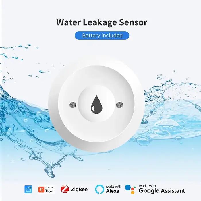 Détecteur de Fuite d'Eau Zigbee Intelligent Compatible Home Assistant Pour Surveillance à Distance Occasions Spéciales Cuisine Salle de Bain