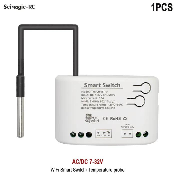 Commutateur de température intelligent WiFi avec moniteur de consommation d'énergie