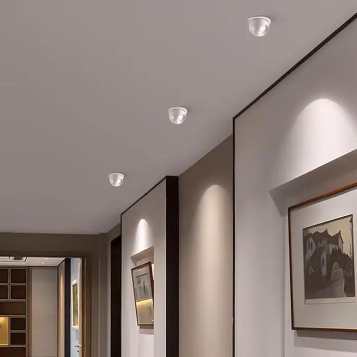 Downlights LED rotatifs intégrés 7W9W12W15W20W Anti-éblouissement COB spots plafonnier AC90-260V pou