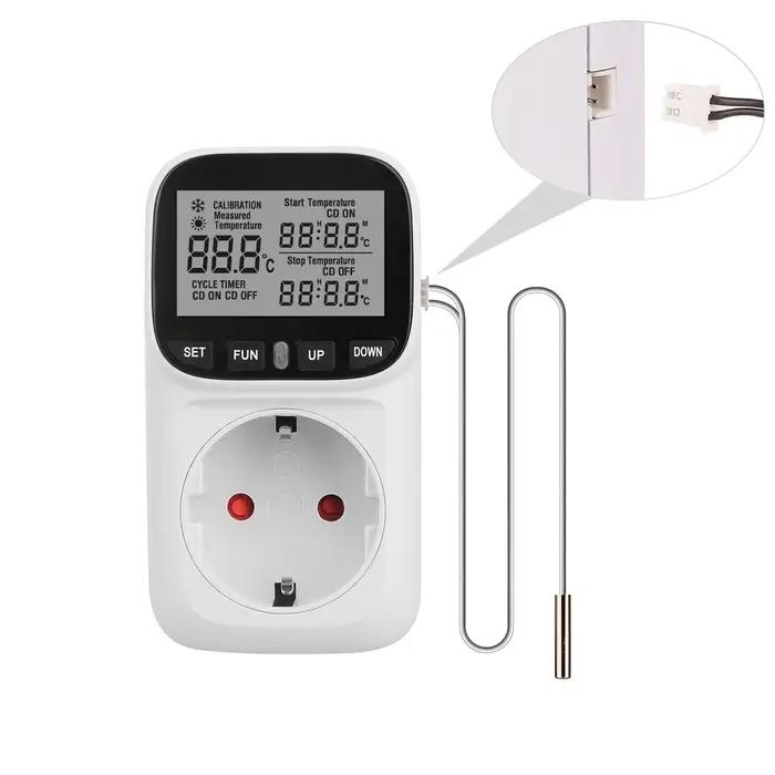 Thermostat de prise de régulateur de température numérique