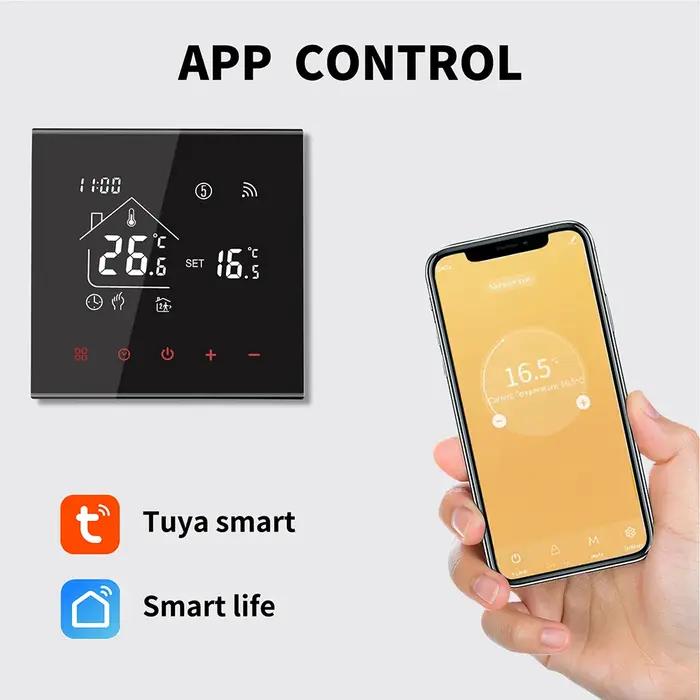 MINCO HEAT M4A Thermostat au sol chaud Tuya WiFi 3A 16A chaudière à gaz électrique/contrôleur de température de chauffage de l'eau 1 PC