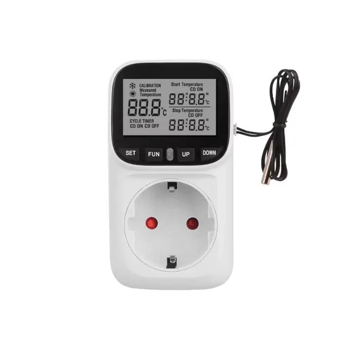 Thermostat de prise de régulateur de température numérique