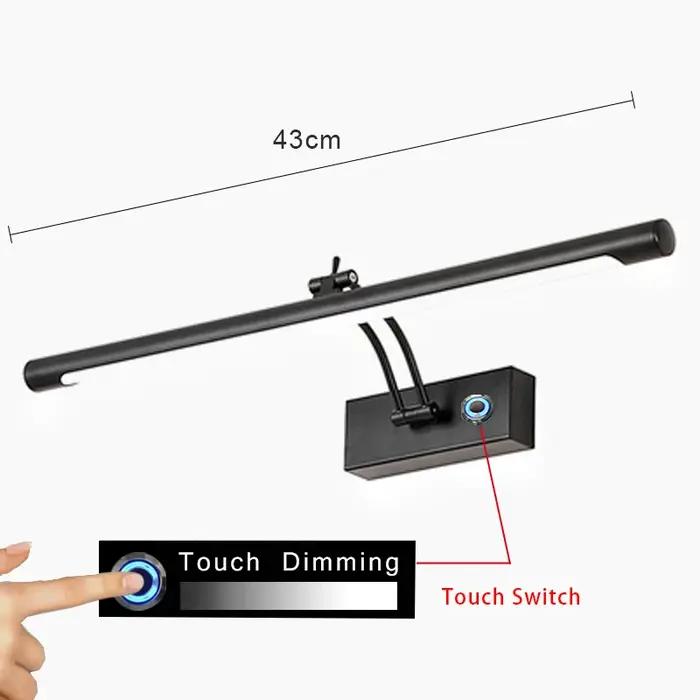 Tactile variateur interrupteur miroir applique murale capteur de mouvement