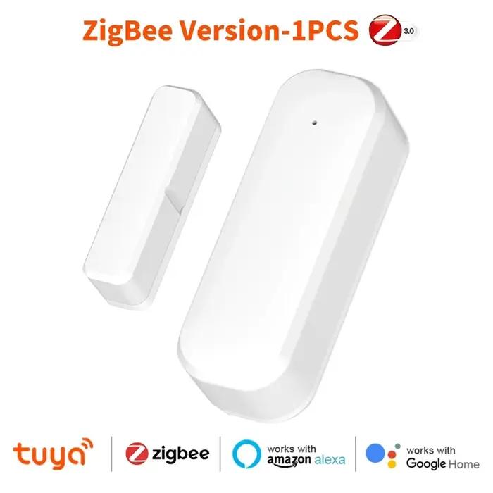Sécurité ZigBee pour Portes et Fenêtres Compatible avec Alexa et Google Home Installation Facile Surveillance Continue en Temps Réel Pour Maison Bureau ou Magasin Occasions Spéciales Offerts