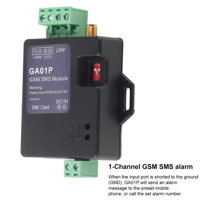 GA01P GSM Mini alerte de panne de courant à distance intelligente appel SMS alarme sécurité