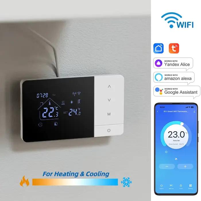 Thermostat intelligent Tuya WiFi pour chaudière à gaz