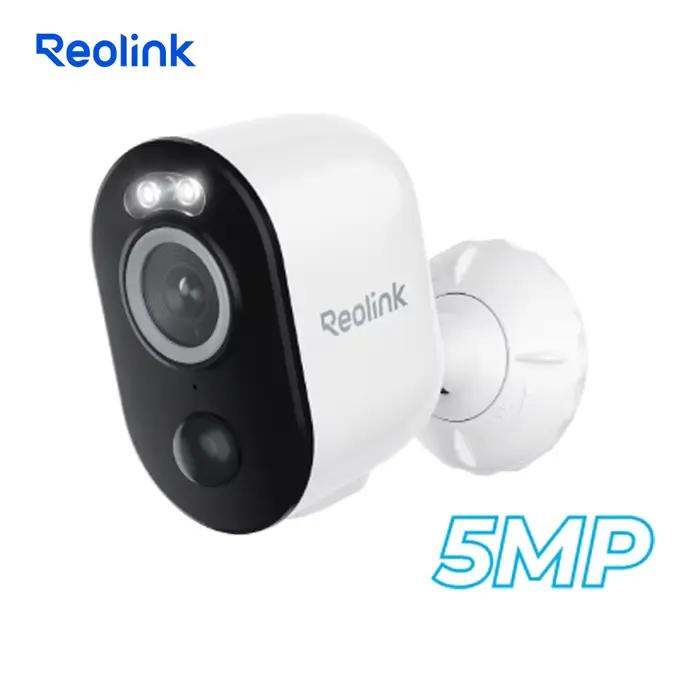 REOLINK 5MP caméras de sécurité sans fil extérieures double bande WiFi batterie caméra détection intelligente