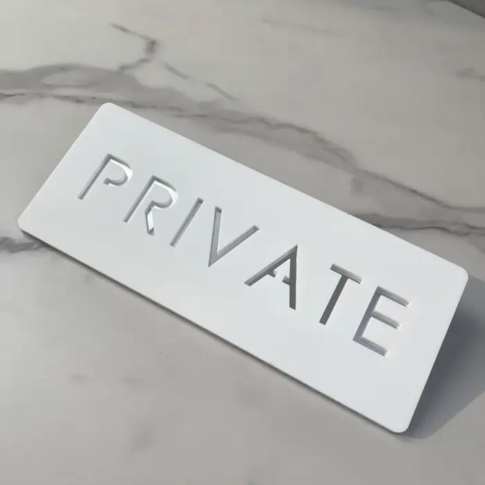 Numéro de maison en acrylique noir personnalisé