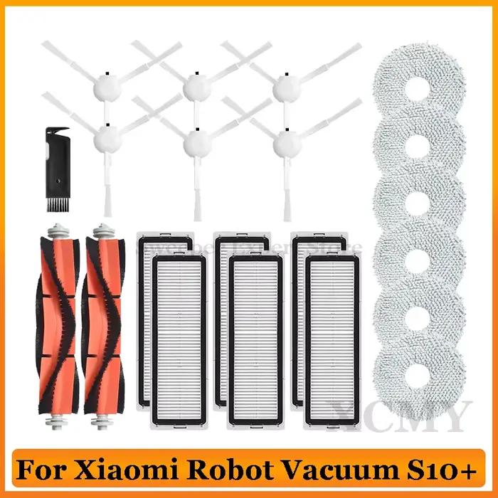 Pièces de rechange pour aspirateur Robot Xiaomi S10 + / S10 Plus, brosse latérale principale, filtre