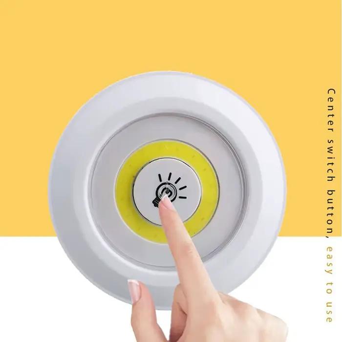 Super lumineux Cob sous armoire lumière LED 5W télécommande sans fil réglable garde-robe lampe de nu