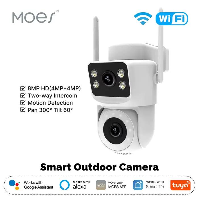 Moes Tuya – caméra de sécurité extérieure intelligente WiFi