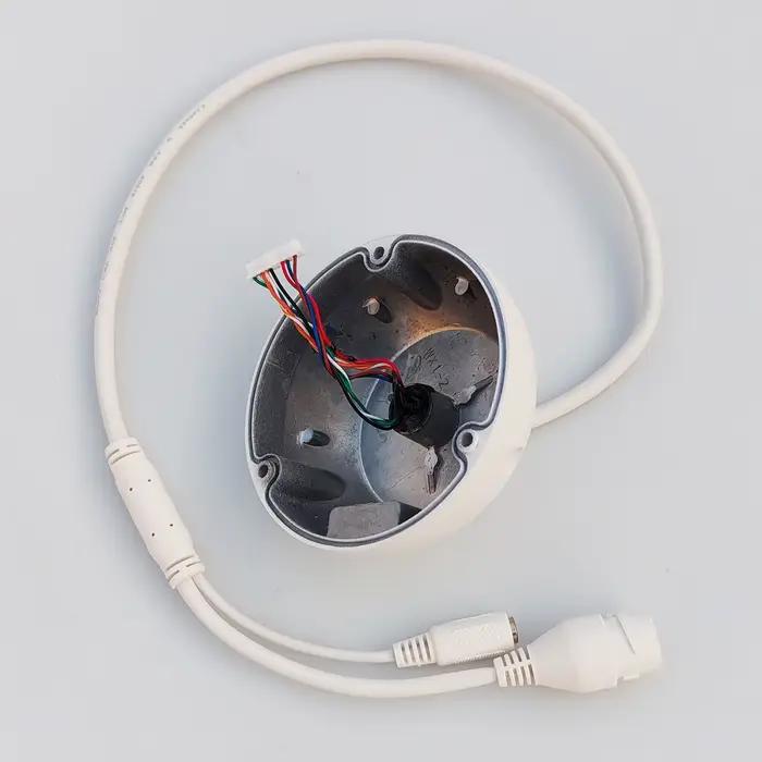 Boîtier de caméra dahua avec câble LAN PoE pour DH-IPC-HDW4631C-A IPC-HDW4431C-A IPC-HDW4433C-A