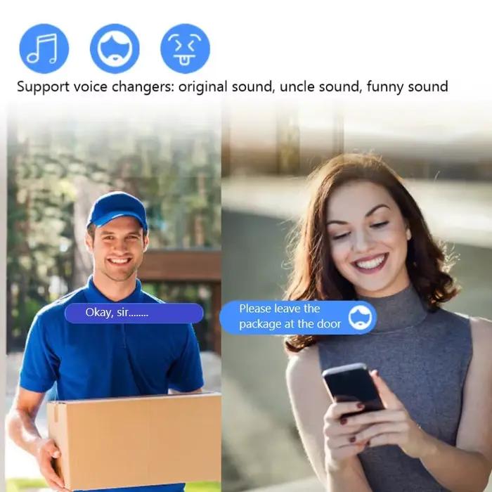 Tuya WIFI caméra sonnette HD vidéo interphone extérieur sans fil étanche