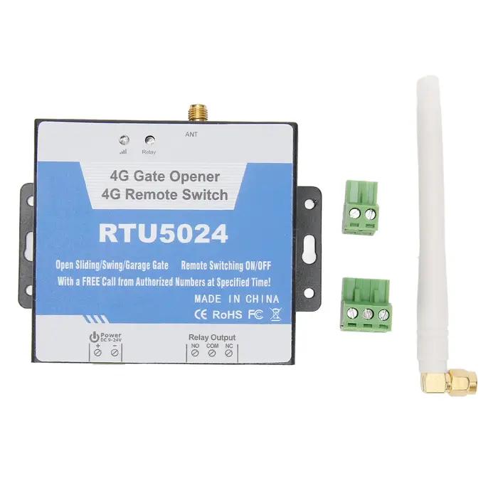Ouvre-porte RTU5024 4G SMS alarme intelligente ouvre-porte avec reconnaissance d'identification télécommande WiFi vert armée pour maison sécurité confort occasionnels