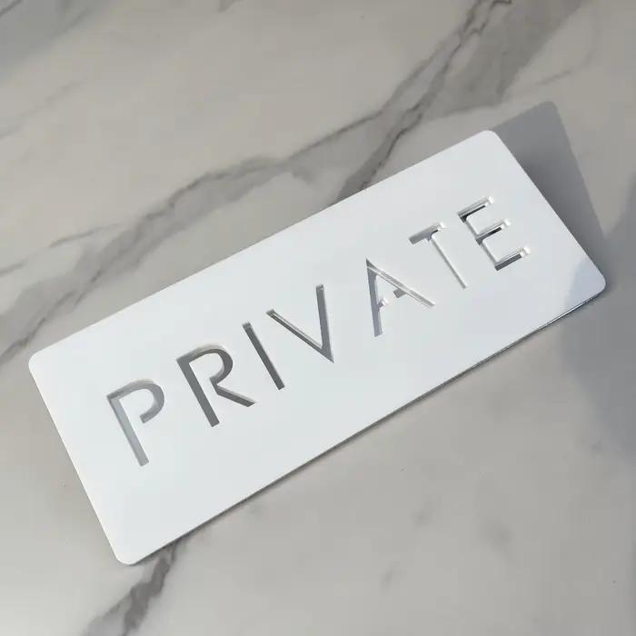 Numéro de maison en acrylique noir personnalisé