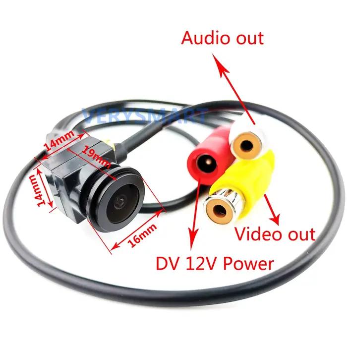 Caméra analogique VerySmart Mini 700TVL avec grand angle 140° pour surveillance de sécurité à domicile en haute définition occasions spéciales