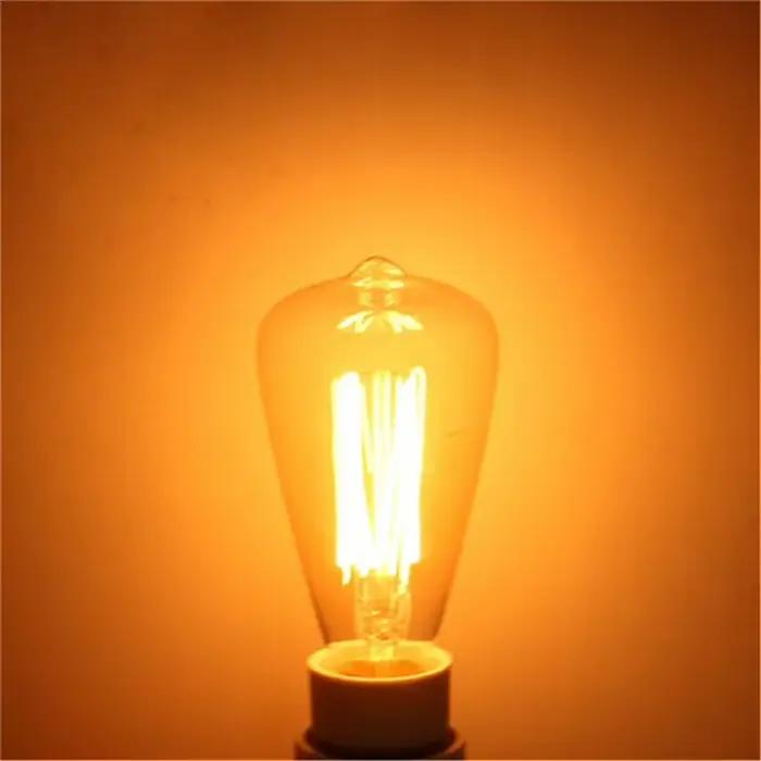 Ampoule Edison à Incandescence Vintage Réétro Décorative Compatible Variateur Pour Salon Bureau Chambre Occasions Spéciales