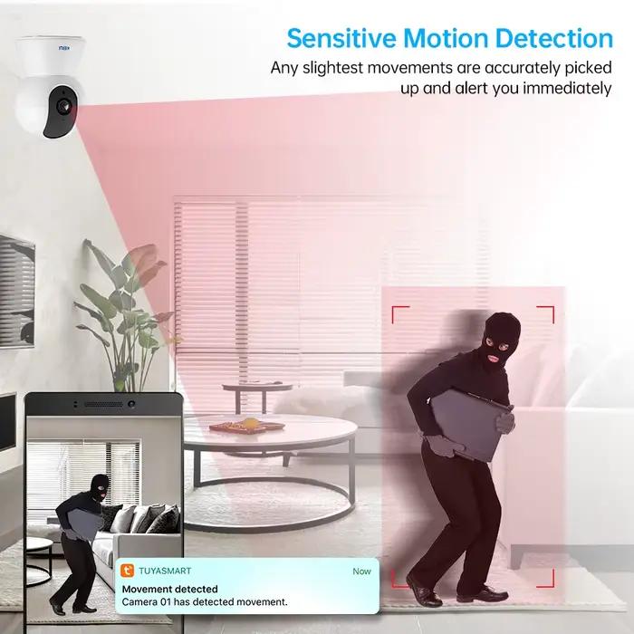Caméra IP WiFi KERUI Onvif 4K 5MP 8MP pour intérieur