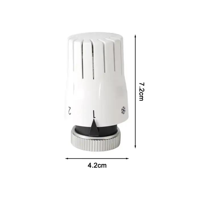 Tête de vanne thermostatique de chauffage M30x1 5 pour radiateurs avec antigel pour la protection et la réglage indépendant de la température