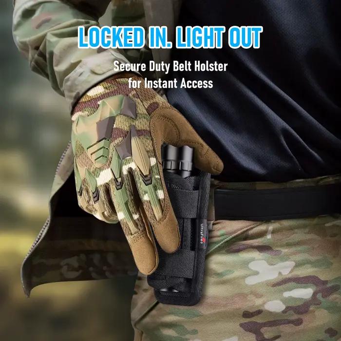 UltraFire WF-501B Lampe de poche tactique à LED de police 1 mode 1200 lumens Lampe de poche militair