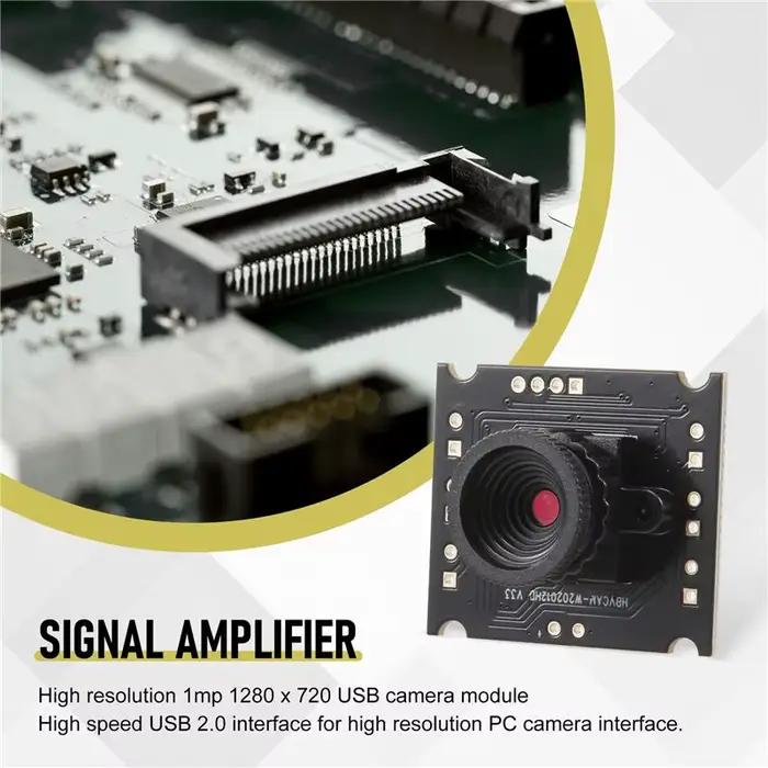 Module de caméra USB OV9726 CMOS 1MP avec objectif 50 degrés pour Windows Android et Linux pour prise de vue professionnelle et quotidienne