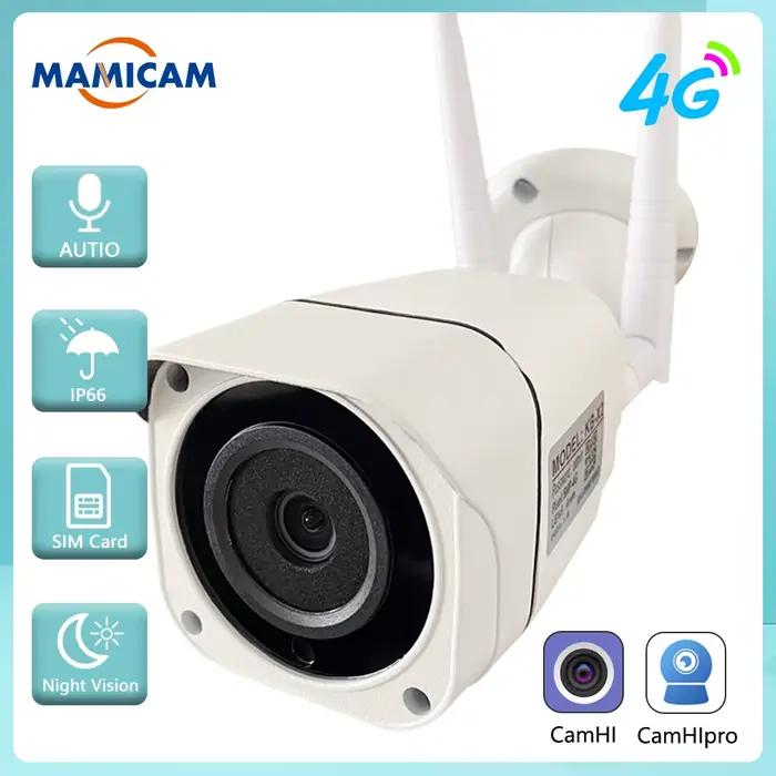 EpiCard-Caméra de vidéosurveillance extérieure, 4G, 101IP, 5MP, Protection de sécurité, WIFI, CCTV,