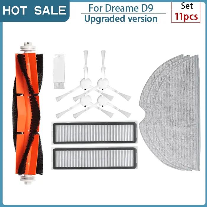 Accessoires de brosse principale pour aspirateur Robot Dreame Bot Z10 Pro / D9 / L10 Pro