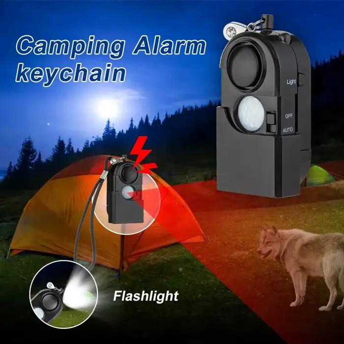 KERUI 1/2/5 pièces Mini détecteur de mouvement Portable alarme 120DB sirène SOS lumière LED sécurité pour voyage maison