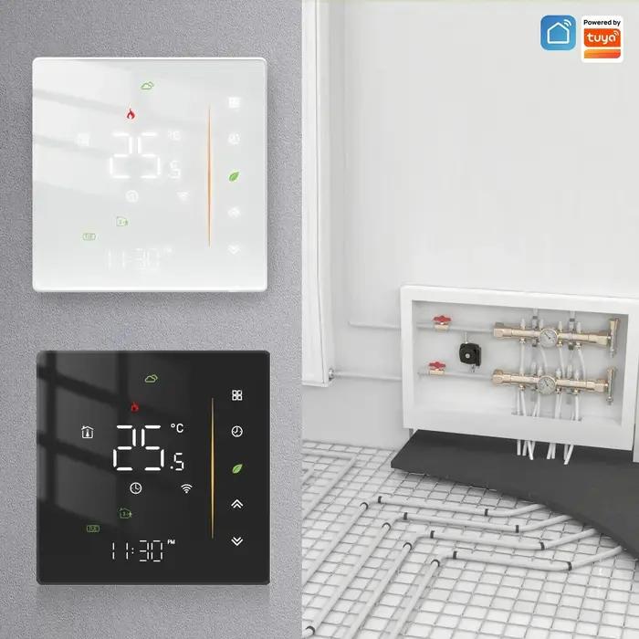 MOES Thermostat WiFi sans fil régulateur de température ambiante d'eau/chauffage électrique au sol c
