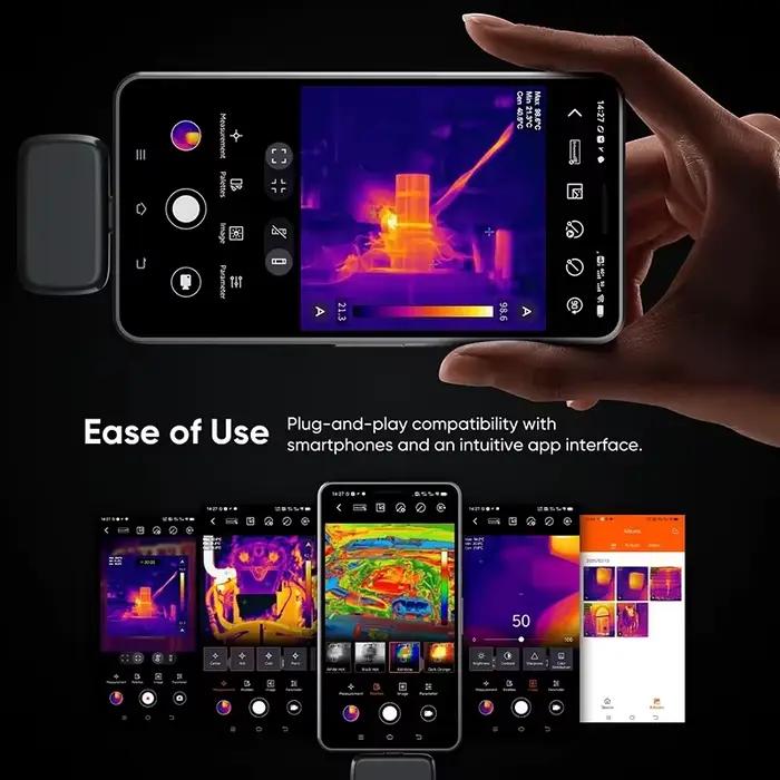 Caméra thermique GOYOJO GW192A pour iPhone et téléphone Android
