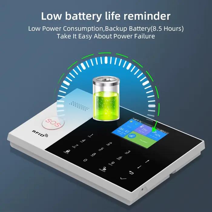 YAOSHENG sécurité-Protection TUYA système d'alarme maison intelligente 2G 433MHz WiFi GSM sans fil