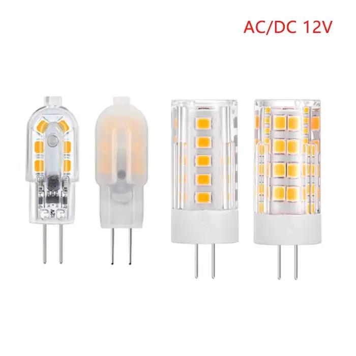 Mini Lampe LED G4 à Intensité Réglable 12V DC/AC 3W 5W 7W 9W 12W, Ampoule en Silicone COB Super Lumi