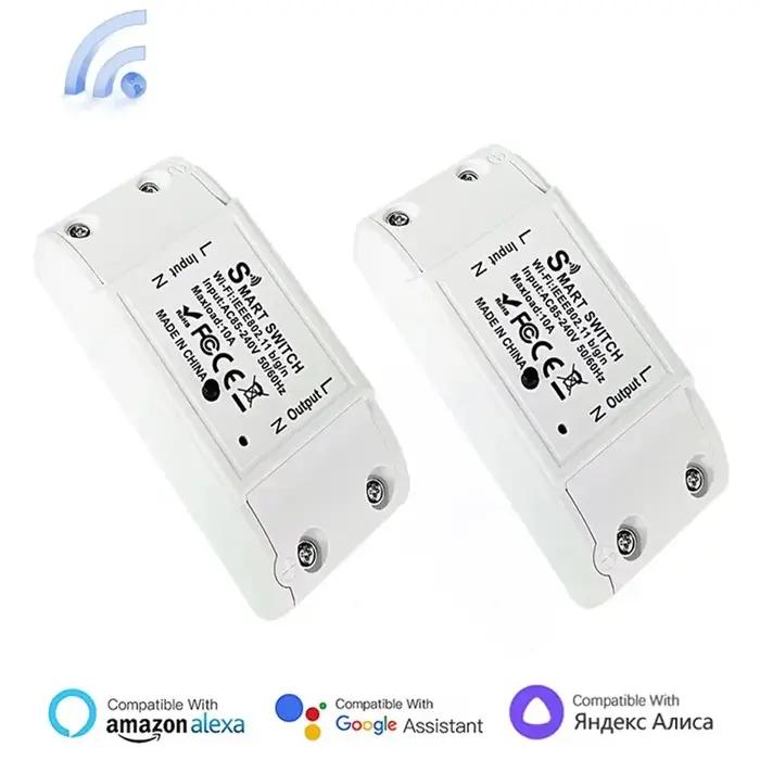 1pcs Wifi DIY Interruptor Smart Switch Sans Fil À Distance Contrôleur Home Control Fonctionne avec Alexa Google Accueil