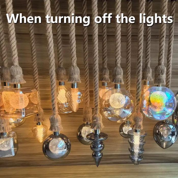 Ampoule LED Edison rétro vintage originale pour décoration industrielle chambre à coucher lumiere ambiante Blanc chaud