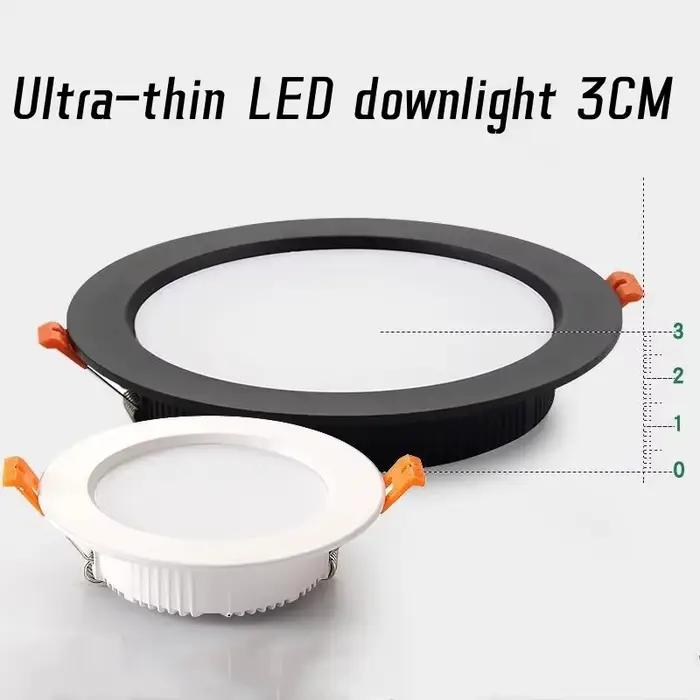 Plafonnier LED encastré intelligent TUYA ultra-fin