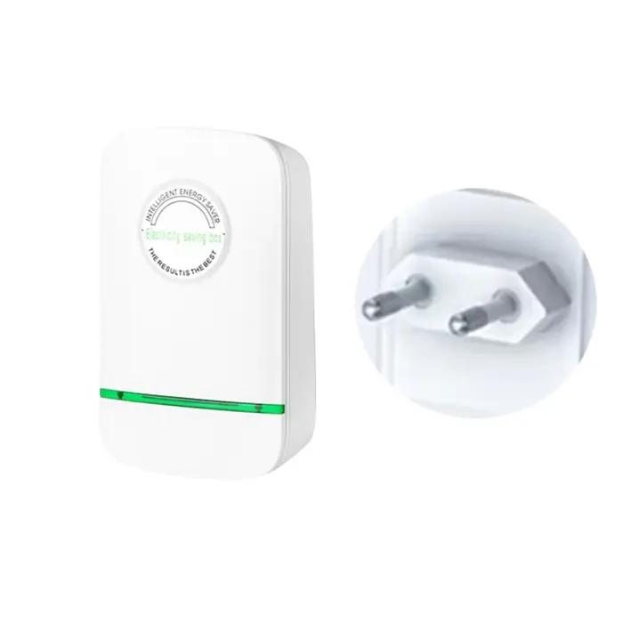 Adaptateur de prise électrique à économie d'énergie vert compatible avec les États-Unis et l'Europe
