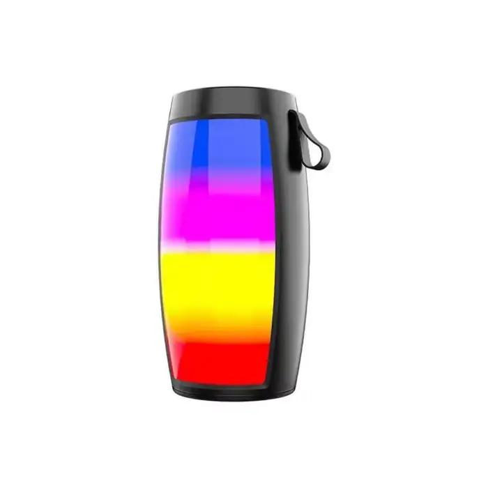 Lanfy # Haut-parleur Bluetooth portable BT-1202 avec spectacle de lumière LED 360 coloré
