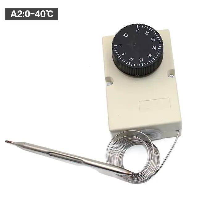 Thermostat capillaire à interrupteur mécanique de température 50-300°C 0-60°C 0-50°C 0-40°C 30-110°C -30-30°C pour bouton d'appareil électrique