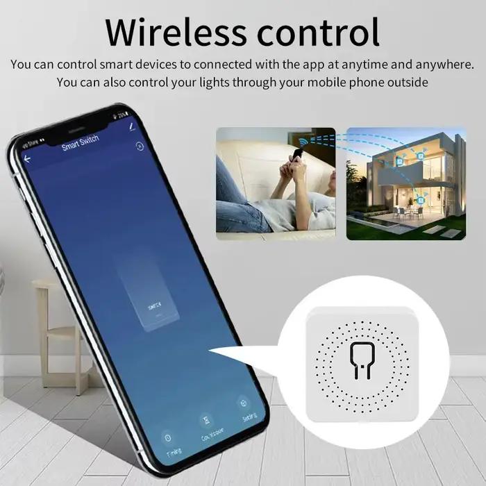 Mini Module de commutation intelligent WiFi 16A/20A
