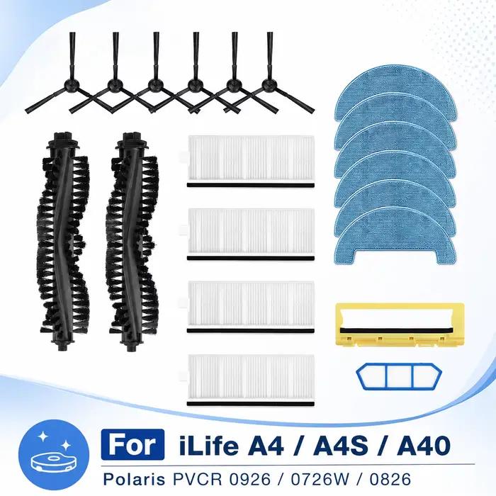 Pièces de rechange pour aspirateur Robot iLife A4 A4S A40 Polaris PVCR 0926 0726W 0826