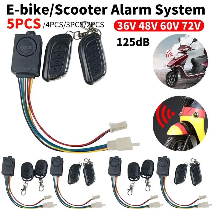 Système d'alarme pour scooter électrique RC 5-1PC 36-72V
