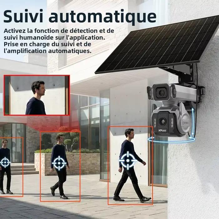 Caméra de surveillance extérieure LS VISION AOV AI avec suivi