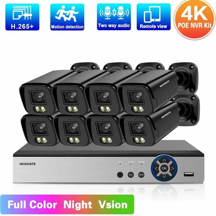 Kit de système de sécurité de caméra de vidéosurveillance