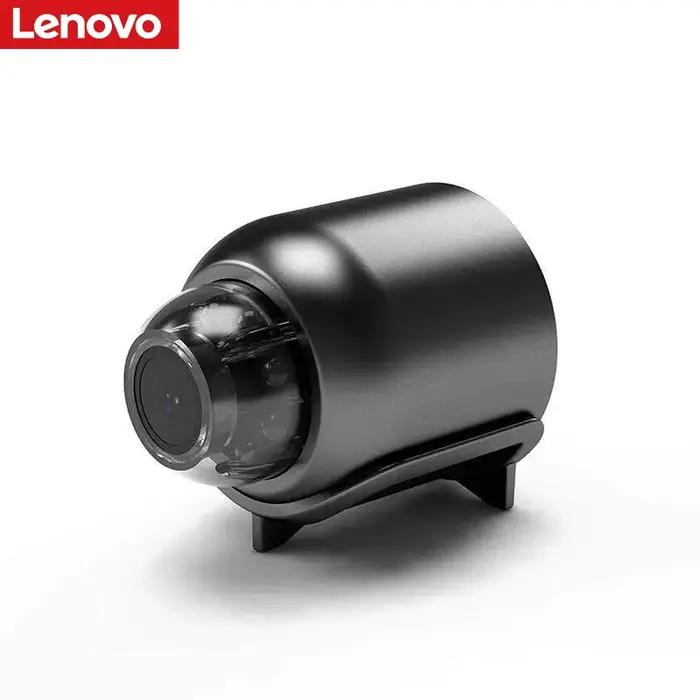 Caméra sans fil Lenovo 4K pour surveillance de sécurité avec vision nocturne et détection de mouvement pour maison intelligente et sécurité domestique