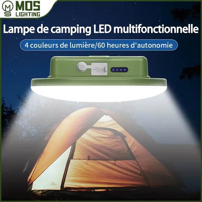 MOSLIGHTING rechargeable Camping forte lumière avec aimant zoom portable lampe de poche tente lampe de travail chariot d'éclairage LED USB pour camping pêche chasse et travaux de nuit