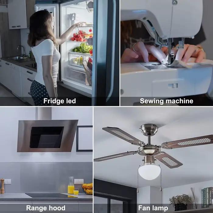 Ampoules LED à globe terrestre pour éclairer votre cuisine, salon, chambre ou armoire de réfrigérateur, idéales pour veilleuses, machine à coudre et ambiance douce