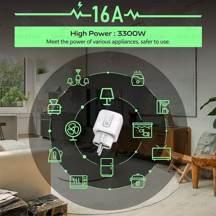 Maison intelligente télécommande sans fil prise interrupteur 16A EU FR